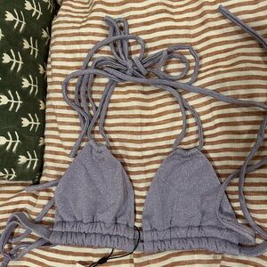 Montce Lilac Sparkle Bikini Top